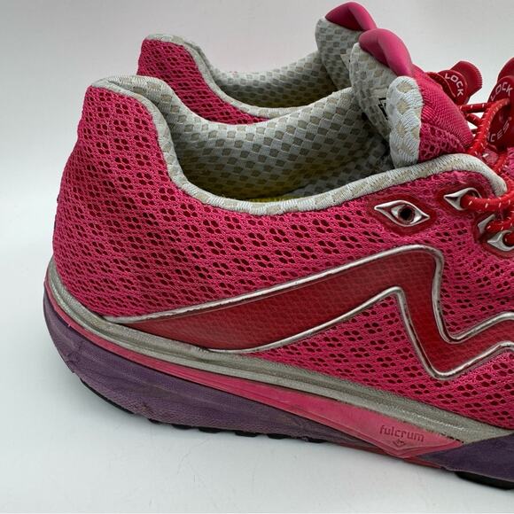Karhu Fast Fulcrum Ride Running Athletic Comfort Racing Shoes Pink/Purple Size 7 - Picture 3 of 11